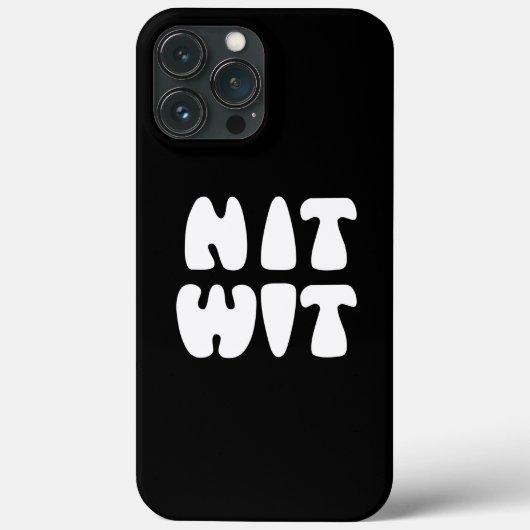 NITWIT Case-Mate iPhone CASE (Achterkant)