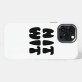 NITWIT iPhone HOESJE (Achterkant horizontaal)