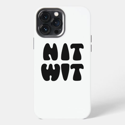 NITWIT iPhone HOESJE (Achterkant)