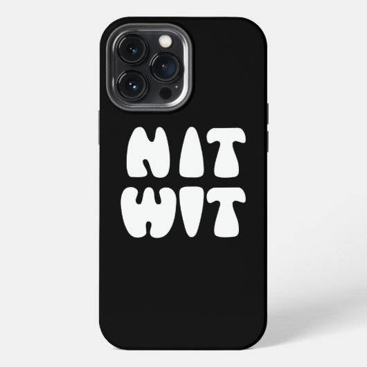 NITWIT iPhone HOESJE (Achterkant)