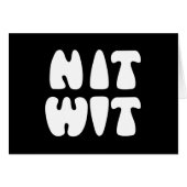 NITWIT KAART (Voorkant Horizontaal)