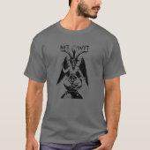 NitWit Music Rapper Baphomet Design T-shirt (Voorkant)