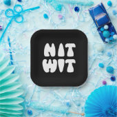NITWIT PAPIEREN BORDJE (Feest)