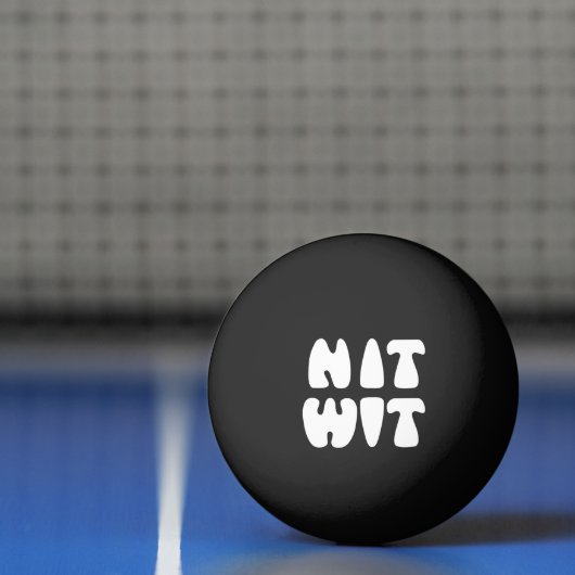 NITWIT PINGPONG BALL (Net)