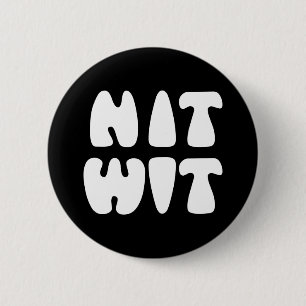 NITWIT RONDE BUTTON 5,7 CM