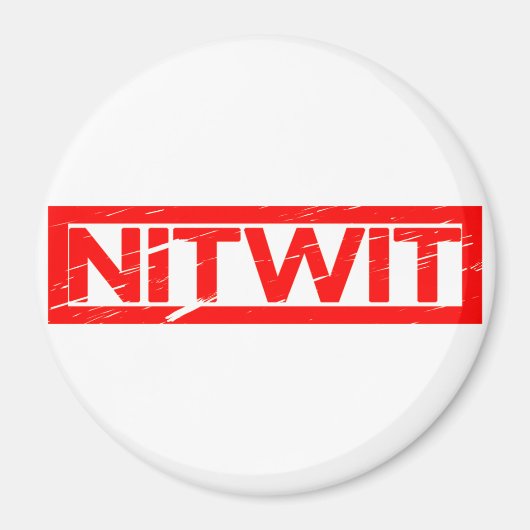 Nitwit Stamp Magneet (Voorkant)