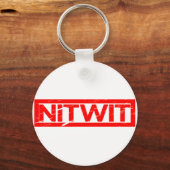 Nitwit Stamp Sleutelhanger (Achterkant)