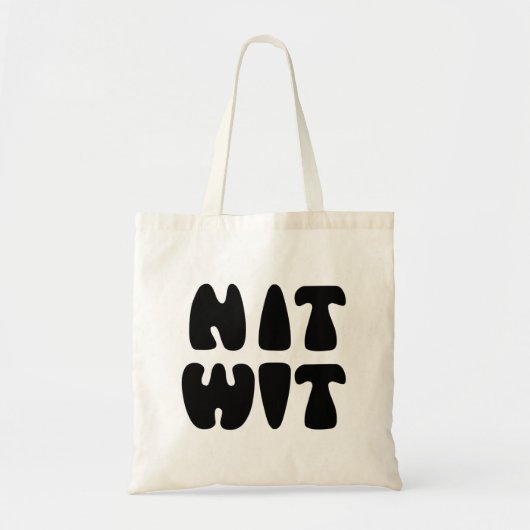 NITWIT TOTE BAG (Voorkant)