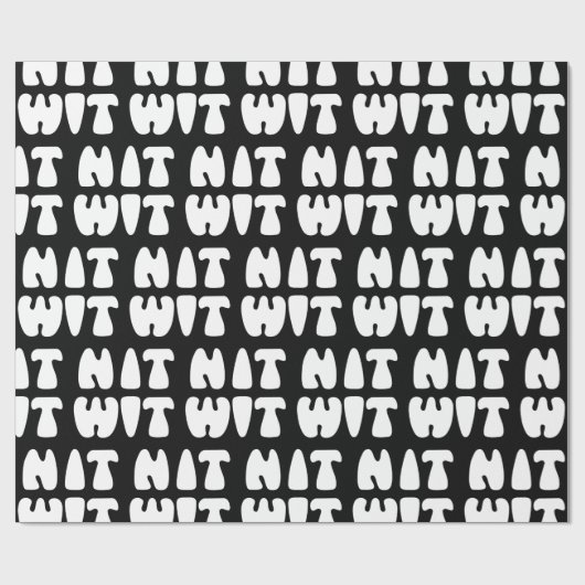 NITWIT WRAPPING PAPIER (Vlak)