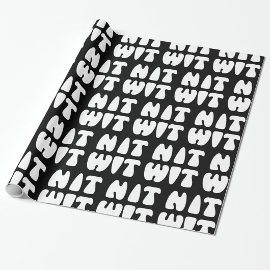 NITWIT WRAPPING PAPIER (Uitgerold)