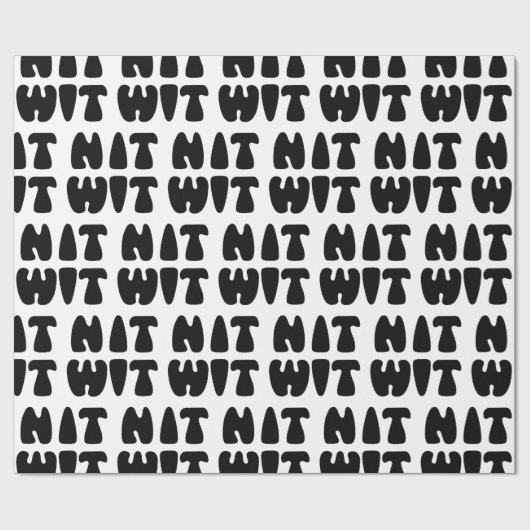 NITWIT WRAPPING PAPIER (Vlak)