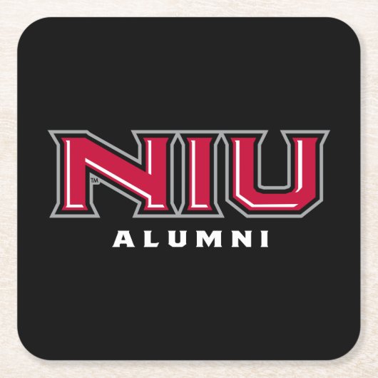 NIU Alumni Kartonnen Onderzetters (Voorkant)