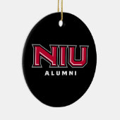 NIU Alumni Keramisch Ornament (Rechts)