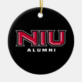 NIU Alumni Keramisch Ornament (Voorkant)