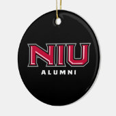 NIU Alumni Keramisch Ornament (Links)