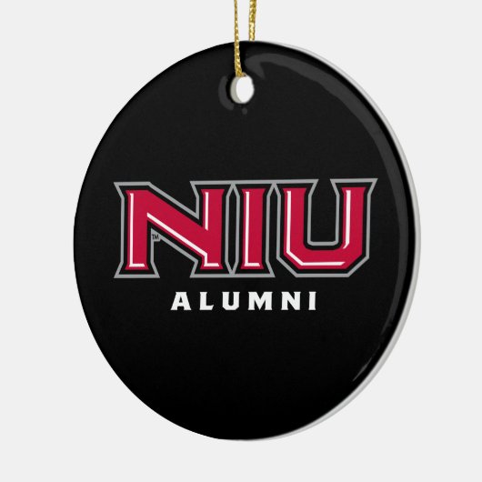 NIU Alumni Keramisch Ornament (Links)