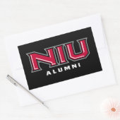 NIU Alumni Rechthoekige Sticker (Envelop)