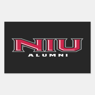 NIU Alumni Rechthoekige Sticker