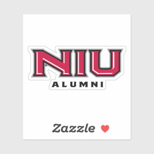 NIU Alumni Sticker (Vel)