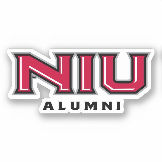 NIU Alumni Sticker (Voorkant)