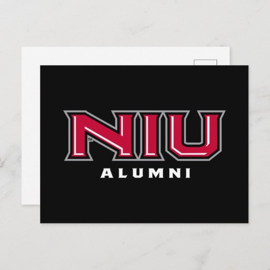 NIU Alumni Uitnodiging Briefkaart (Voorkant / Achterkant)