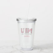 NIU Athletics Acryl Drinkbeker (Achterkant)