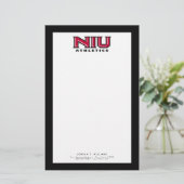 NIU Athletics Briefpapier (Staand voorkant)