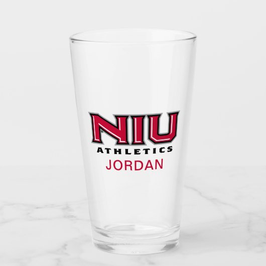 NIU Athletics Glas (Voorkant)