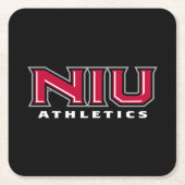 NIU Athletics Kartonnen Onderzetters (Voorkant)