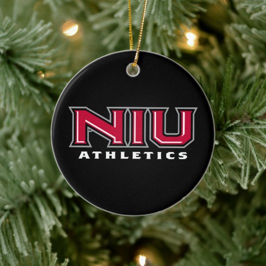 NIU Athletics Keramisch Ornament (Boom)