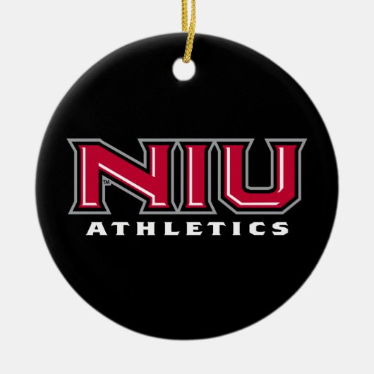 NIU Athletics Keramisch Ornament (Voorkant)