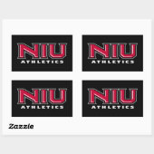 NIU Athletics Rechthoekige Sticker (Vel)