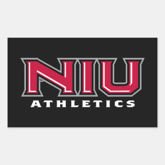 NIU Athletics Rechthoekige Sticker