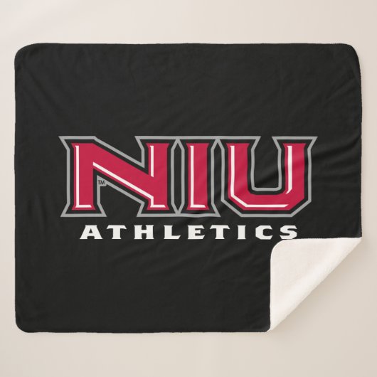 NIU Athletics Sherpa Deken (Voorkant (horizontaal))