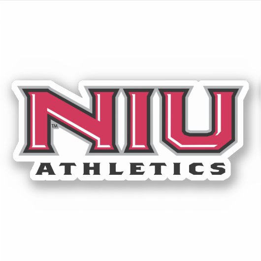 NIU Athletics Sticker (Voorkant)