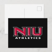 NIU Athletics Uitnodiging Briefkaart (Voorkant / Achterkant)