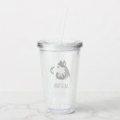 NIU Huskies Alumni Acryl Drinkbeker (Achterkant)