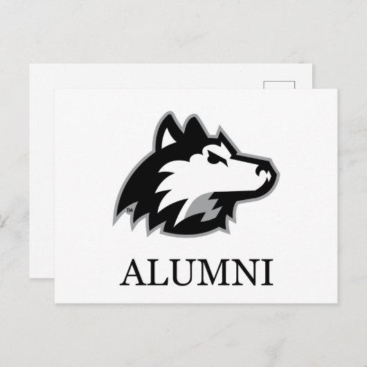 NIU Huskies Alumni Briefkaart (Voorkant / Achterkant)