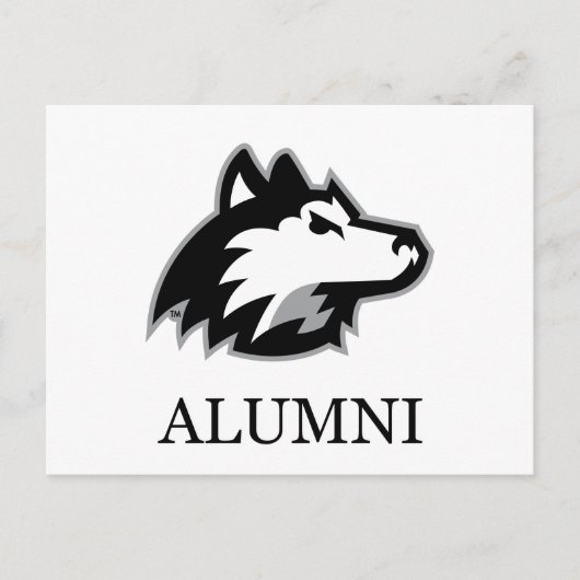 NIU Huskies Alumni Briefkaart (Voorkant)