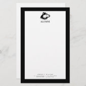 NIU Huskies Alumni Briefpapier (Voorkant / Achterkant)