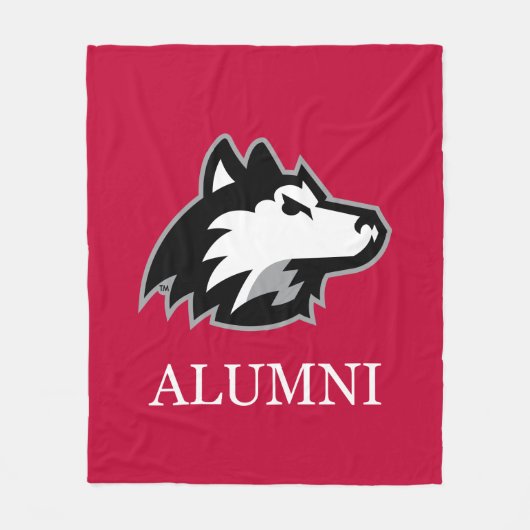 NIU Huskies Alumni Fleece Deken (Voorkant)