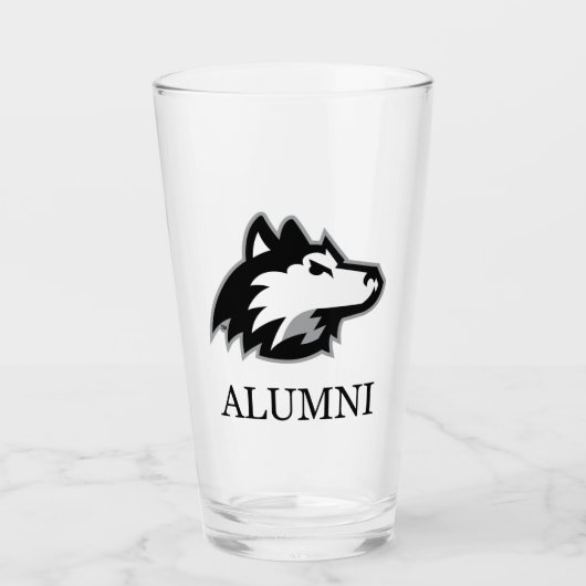 NIU Huskies Alumni Glas (Voorkant)