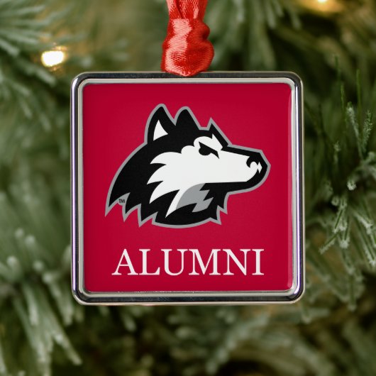 NIU Huskies Alumni Metalen Ornament (Boom)