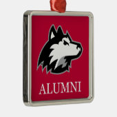 NIU Huskies Alumni Metalen Ornament (Rechts)