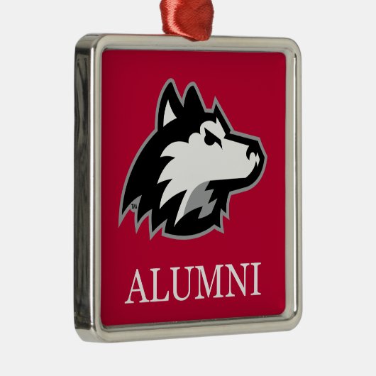 NIU Huskies Alumni Metalen Ornament (Rechts)
