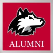 NIU Huskies Alumni Poster (Voorkant)