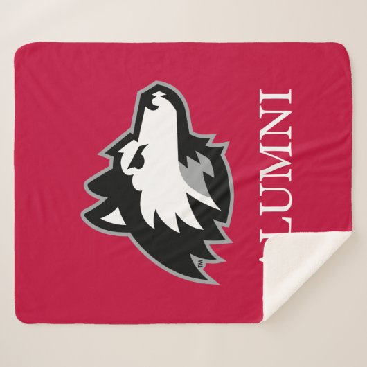 NIU Huskies Alumni Sherpa Deken (Voorkant (horizontaal))