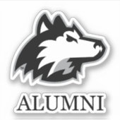 NIU Huskies Alumni Sticker (Voorkant)