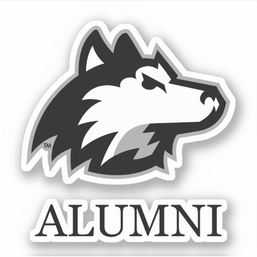 NIU Huskies Alumni Sticker (Voorkant)