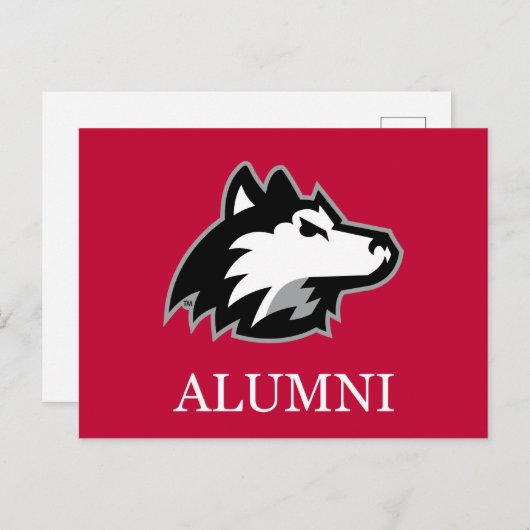 NIU Huskies Alumni Uitnodiging Briefkaart (Voorkant / Achterkant)